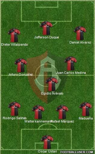 Club Deportivo Atlas Formation 2016