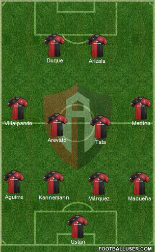 Club Deportivo Atlas Formation 2016