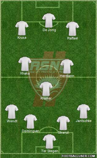 A.S. Nancy Lorraine Formation 2016