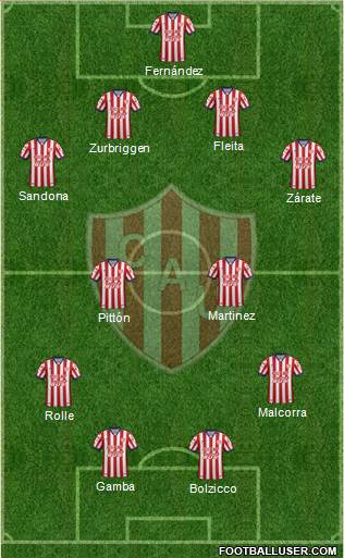 Unión de Santa Fe Formation 2016