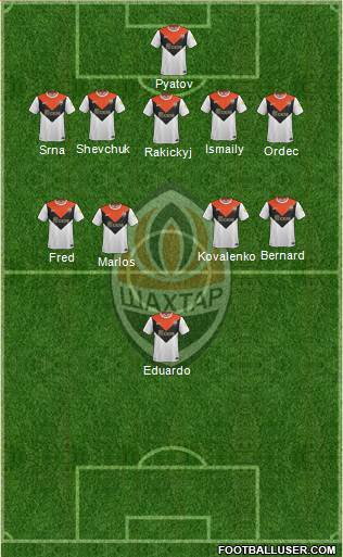 Shakhtar Donetsk Formation 2016