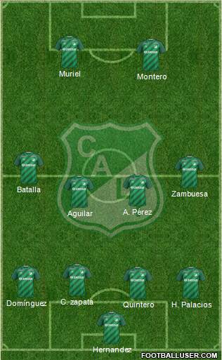 AC Deportivo Cali Formation 2016