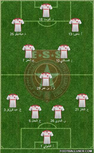 Etoile Sportive du Sahel Formation 2016