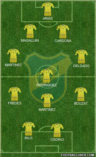 Defensa y Justicia Formation 2016