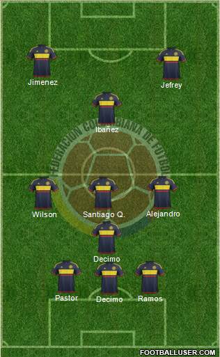 Colombia Formation 2016