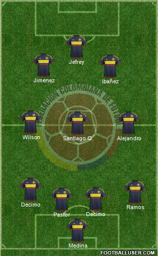 Colombia Formation 2016