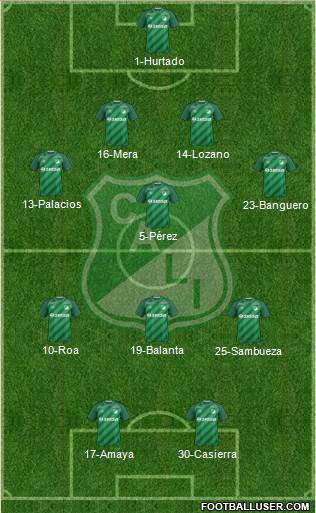 AC Deportivo Cali Formation 2016