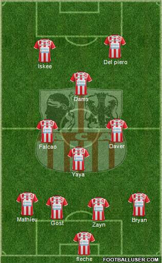 Athletic Club Ajaccien Football Formation 2016