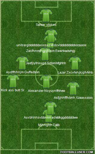 Seattle Sounders FC Formation 2016