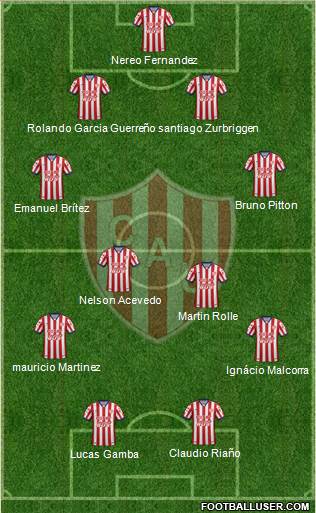 Unión de Santa Fe Formation 2016