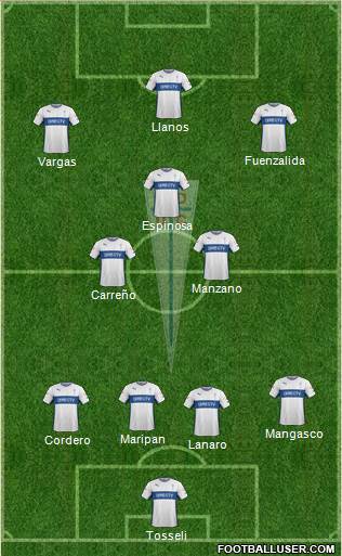 CD Universidad Católica Formation 2016