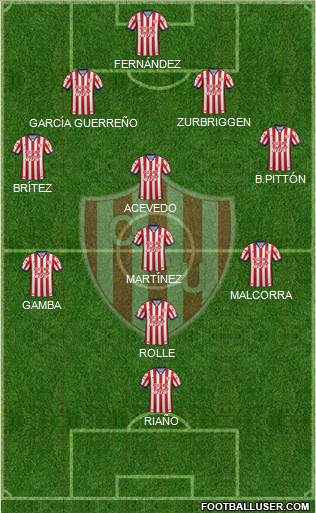 Unión de Santa Fe Formation 2016