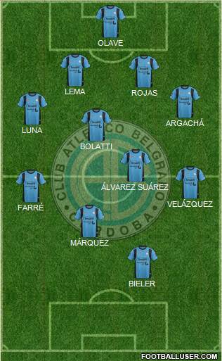 Belgrano de Córdoba Formation 2016