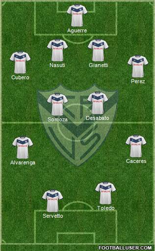 Vélez Sarsfield Formation 2016