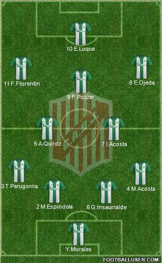 9 de Julio Formation 2016