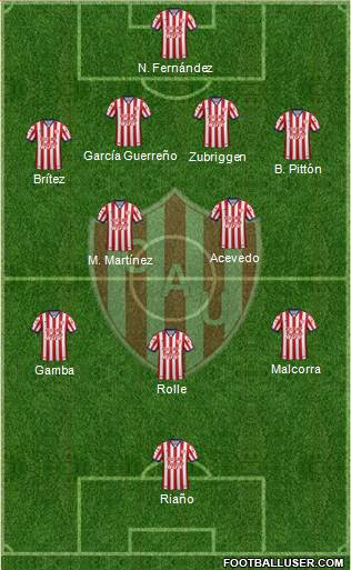 Unión de Santa Fe Formation 2016