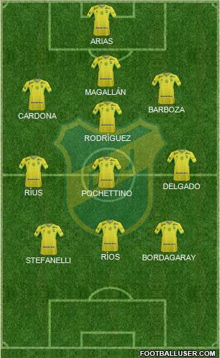 Defensa y Justicia Formation 2016