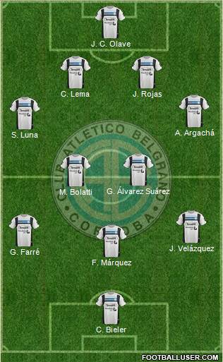 Belgrano de Córdoba Formation 2016