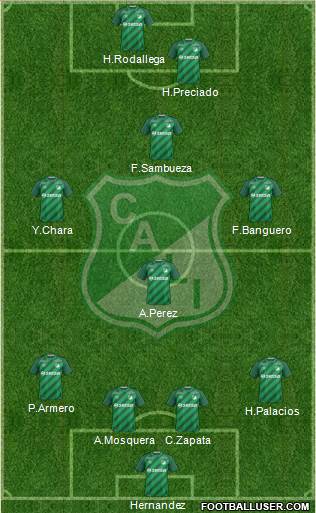 AC Deportivo Cali Formation 2016