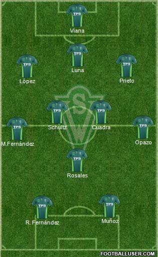 CD Santiago Wanderers S.A.D.P. Formation 2016