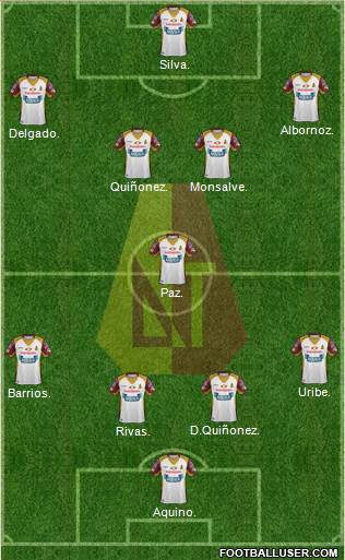 CC Deportes Tolima Formation 2016