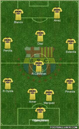 Barcelona SC Formation 2016