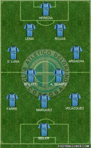 Belgrano de Córdoba Formation 2016