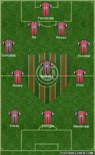 Chacarita Juniors Formation 2016