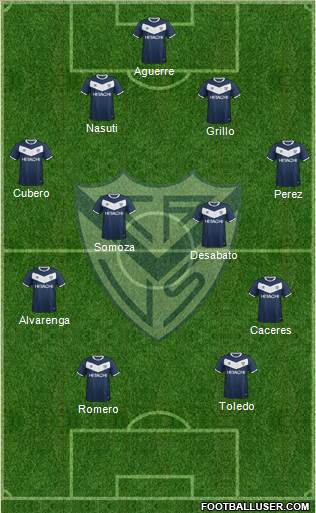 Vélez Sarsfield Formation 2016