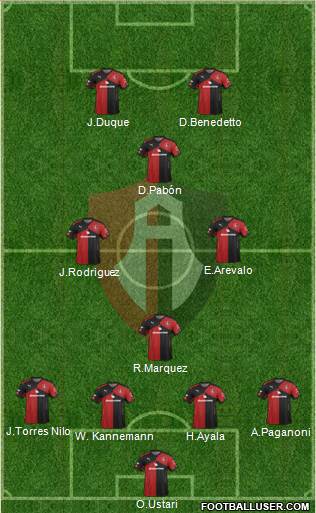 Club Deportivo Atlas Formation 2016