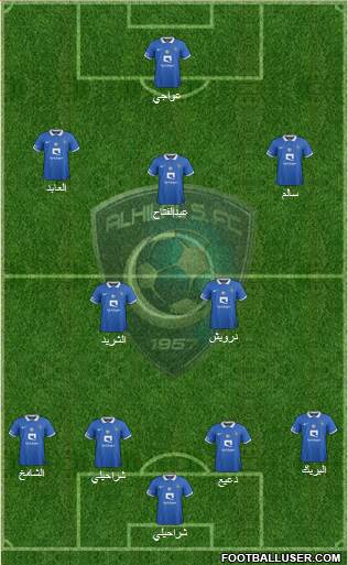 Al-Hilal (KSA) Formation 2016