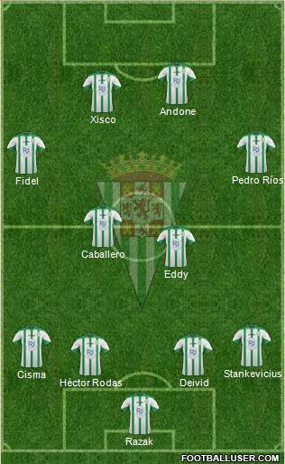 Córdoba C.F., S.A.D. Formation 2016