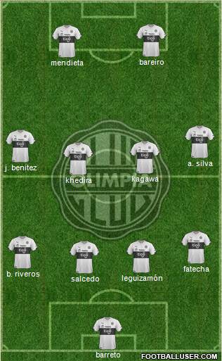 C Olimpia Formation 2016