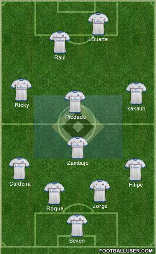 Hamburger SV Formation 2016