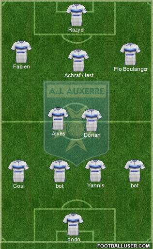 A.J. Auxerre Formation 2016