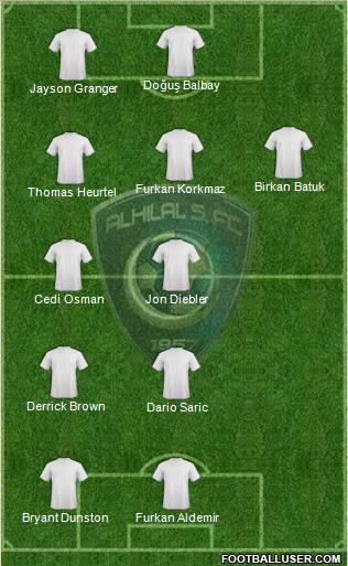 Al-Hilal (KSA) Formation 2016