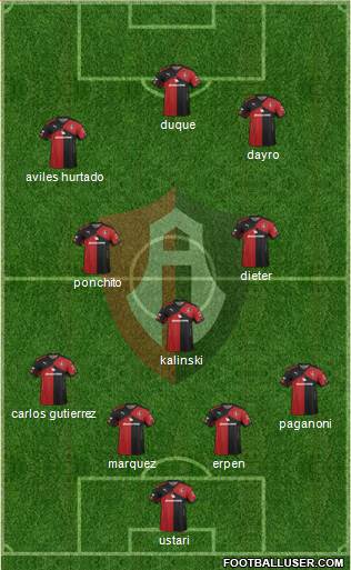 Club Deportivo Atlas Formation 2016