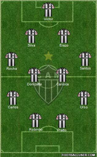 C Atlético Mineiro Formation 2016