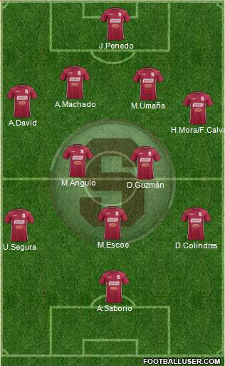 CD Saprissa Formation 2016