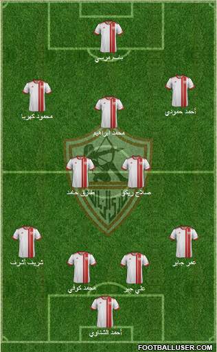 Zamalek Sporting Club Formation 2016