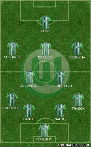 VfL Wolfsburg Formation 2016