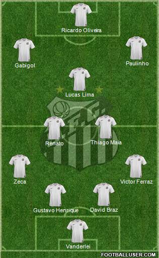 Santos FC Formation 2016