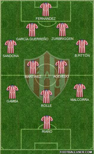 Unión de Santa Fe Formation 2016