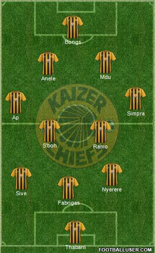 Kaizer Chiefs Formation 2016