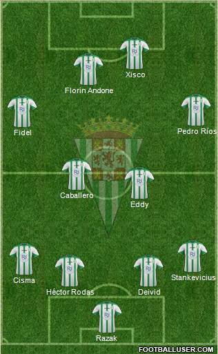 Córdoba C.F., S.A.D. Formation 2016