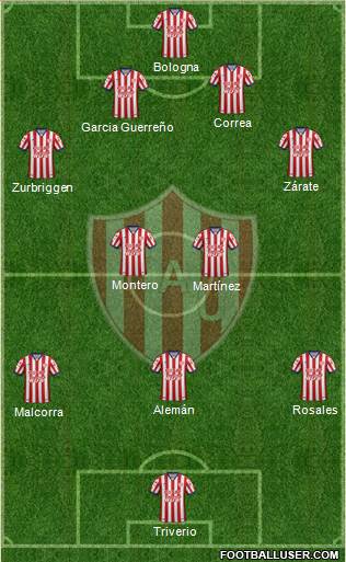 Unión de Santa Fe Formation 2016