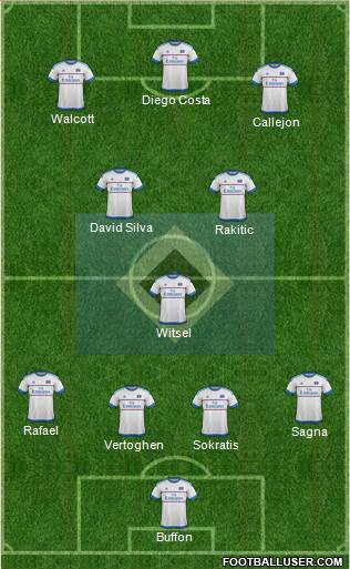 Hamburger SV Formation 2016