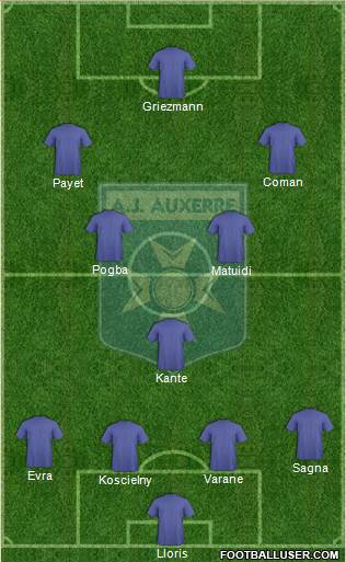 A.J. Auxerre Formation 2016