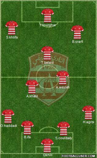 Club Africain Tunis Formation 2016