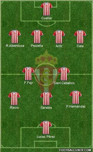 Real Sporting S.A.D. Formation 2016